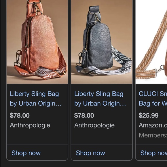 Anthropology Liberty Sling Bag - Picture 2 of 6